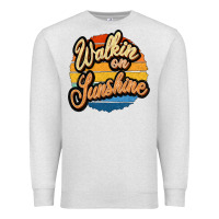 Oatmeal Heather Walking on Sunshine Premium Sweatshirt - JahusDesignShop