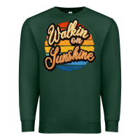 Sports Green Walking on Sunshine Premium Sweatshirt - JahusDesignShop