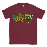 Burgundy Western lucky St. Patrick's Day Classic Tee - CowGirlArtShop