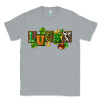 Heather Grey Western lucky St. Patrick's Day Classic Tee - CowGirlArtShop