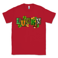 Red Western lucky St. Patrick's Day Classic Tee - CowGirlArtShop