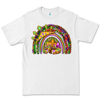 White mardi gras rainbow Premium Tee - OliviaCreatesArt
