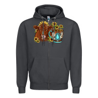 Smoke sunflower coffee cup red angus gemstone Zipper Hoodie - JahusDesignShop
