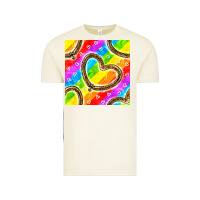 Vintage Arctic Pride lgbtq leopard heart balloons pattern Vintage Tee - BundleAndBundleShop