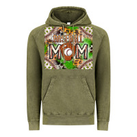 Vintage Olive Baseball Mom Vintage Hoodie - CowhideDigitalArt