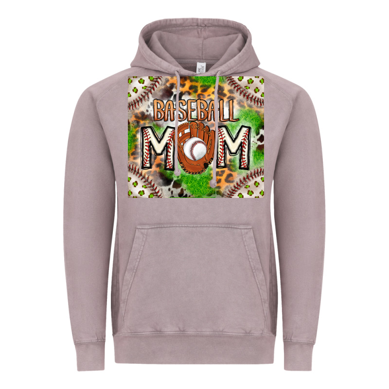 Baseball Mom Vintage Hoodie by CowhideDigitalArt | Teevron
