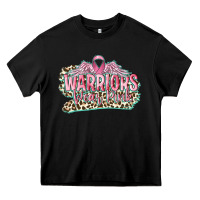 Black warriors wear pink breast cancer Heavy Core Tee - CowGirlArtShop