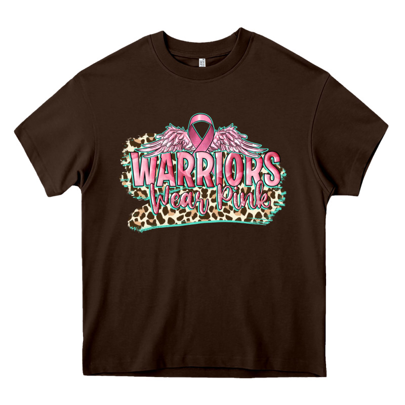 Warriors Wear Pink Breast Cancer Heavy Core Tee by CowGirlArtShop | Teevron