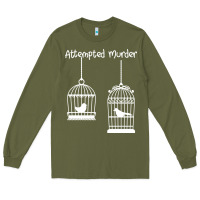 Army Green Attempted Murder Long Sleeve Tee - Bettercallsaul