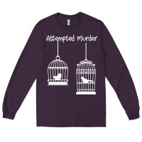 Plum Attempted Murder Long Sleeve Tee - Bettercallsaul