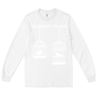 White Attempted Murder Long Sleeve Tee - Bettercallsaul