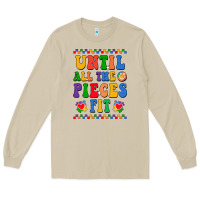 Mushroom Until all the pieces fit Long Sleeve Tee - CowhideDigitalArt