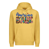 Antique Gold american babe Premium Hoodie - Artiststas