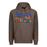 Coffee american babe Premium Hoodie - Artiststas