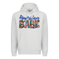 Dove Grey american babe Premium Hoodie - Artiststas