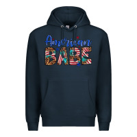 Navy american babe Premium Hoodie - Artiststas