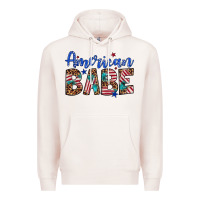 Pale Pink american babe Premium Hoodie - Artiststas