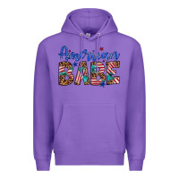 Purple american babe Premium Hoodie - Artiststas