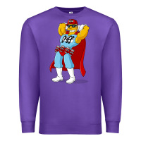 Purple The Simpsons duff beer Premium Sweatshirt - artisFamous