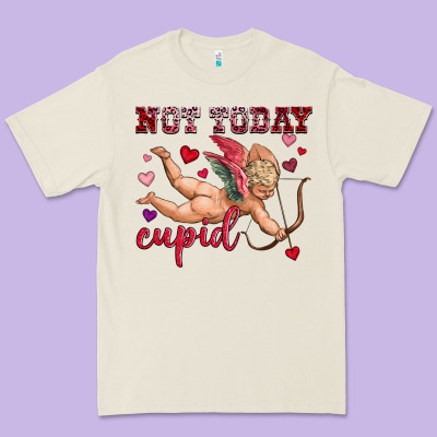 Not Today Cupid Premium Tee Designed By Oliviacreatesart