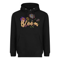 Black bloom Heavyweight Hoodie - JahusDesignShop