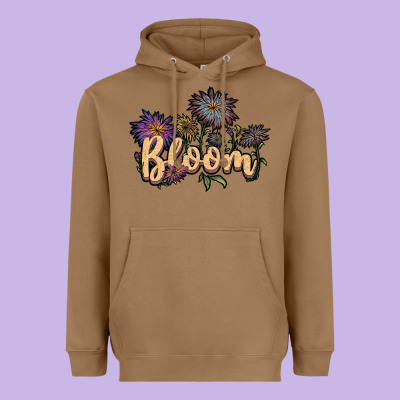 Bloom Heavyweight Hoodie Designed By Jahusdesignshop