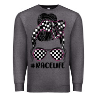Charcoal Heather race life Premium Sweatshirt - JahusDesignShop