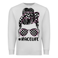 Dove Grey race life Premium Sweatshirt - JahusDesignShop