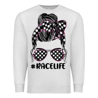 Oatmeal Heather race life Premium Sweatshirt - JahusDesignShop