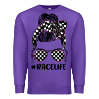 Purple race life Premium Sweatshirt - JahusDesignShop