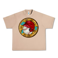 Burro baseball with sunflower round earrings Urban Heavy Tee - BundleAndBundleShop