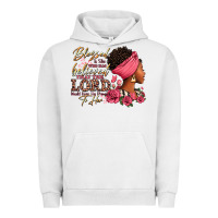 Pigment Lunar Rock Blessed is she who has believed afro woman Urban Hoodie - RanaPortraitStore