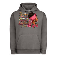 Pigment Tornado Blessed is she who has believed afro woman Urban Hoodie - RanaPortraitStore