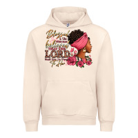 Sandshell Blessed is she who has believed afro woman Urban Hoodie - RanaPortraitStore