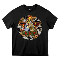 Black Oh Holy Night Christmas Heavy Core Tee - RanaPortraitStore