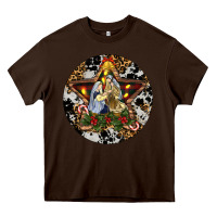 Chocolate Brown Oh Holy Night Christmas Heavy Core Tee - RanaPortraitStore