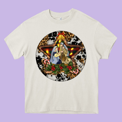 Oh Holy Night Christmas Heavy Core Tee Designed By Ranaportraitstore