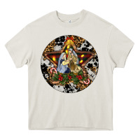Cream Oh Holy Night Christmas Heavy Core Tee - RanaPortraitStore