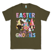 Army Green Easter with my gnomies  Easter Day Classic Tee - CowGirlArtShop