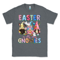 Charcoal Heather Easter with my gnomies  Easter Day Classic Tee - CowGirlArtShop