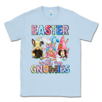 Dusty Blue Easter with my gnomies  Easter Day Classic Tee - CowGirlArtShop