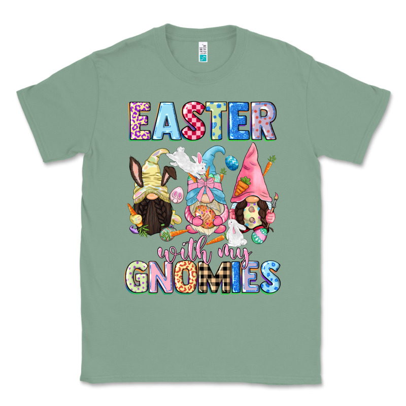Easter With My Gnomies  Easter Day Classic Tee by CowGirlArtShop | Teevron