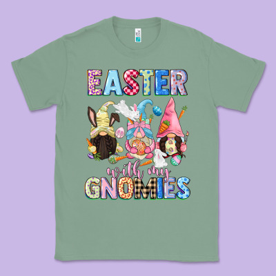 Easter With My Gnomies  Easter Day Classic Tee Designed By Cowgirlartshop