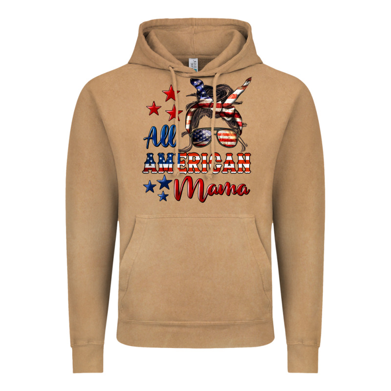 All American Mama Vintage Hoodie by LillyAllenDesigns | Teevron