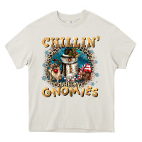 Cream chillin with my gnomies Heavy Core Tee - CowGirlArtShop