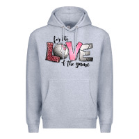 Heather Grey for the love of the game volleyball Premium Hoodie - Jasminsmagicworld