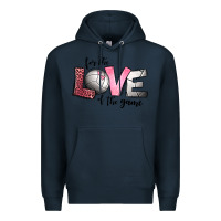 Navy for the love of the game volleyball Premium Hoodie - Jasminsmagicworld