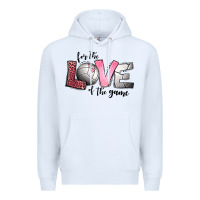 White for the love of the game volleyball Premium Hoodie - Jasminsmagicworld