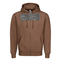 Chestnut grey leopard Zipper Hoodie - JahusDesignShop