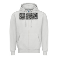 Dove Grey grey leopard Zipper Hoodie - JahusDesignShop